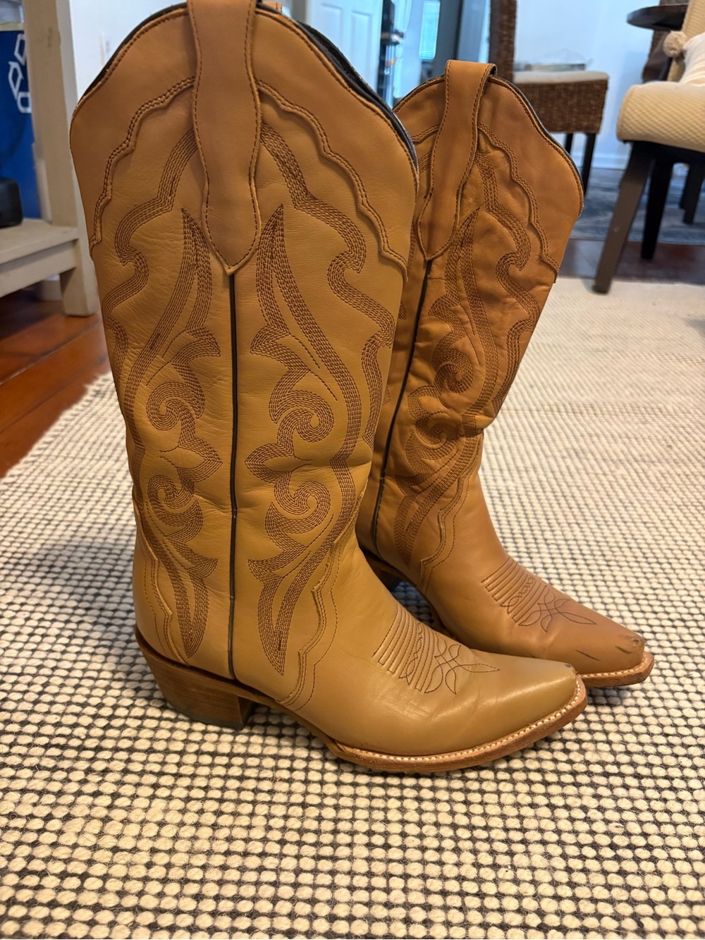 J.B. Dillon Women's Tan cowboy Boots